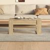 vidaXL Coffee Table Sonoma Oak 102x55x45 cm Engineered Wood