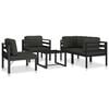 vidaXL Coffee Table Aluminium Anthracite