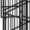 vidaXL Outdoor Dog Kennel Steel 12.9 m&sup2;