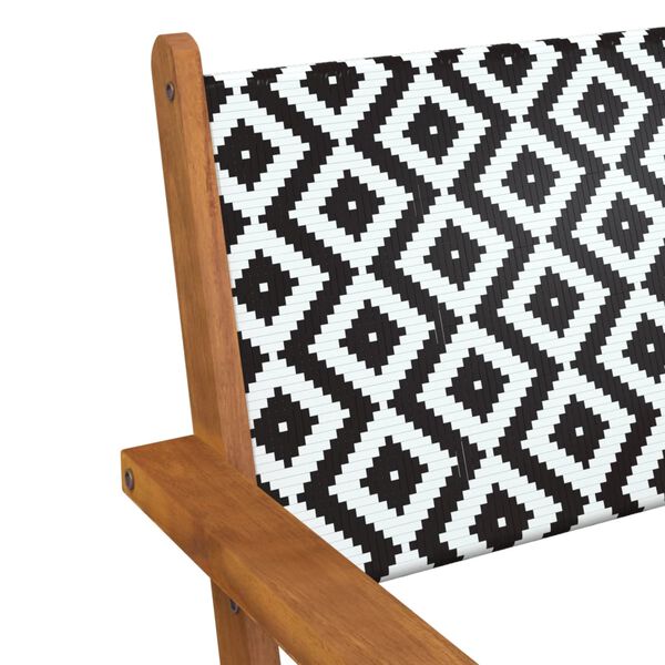 vidaXL Garden Chairs 2 pcs Solid Acacia Wood