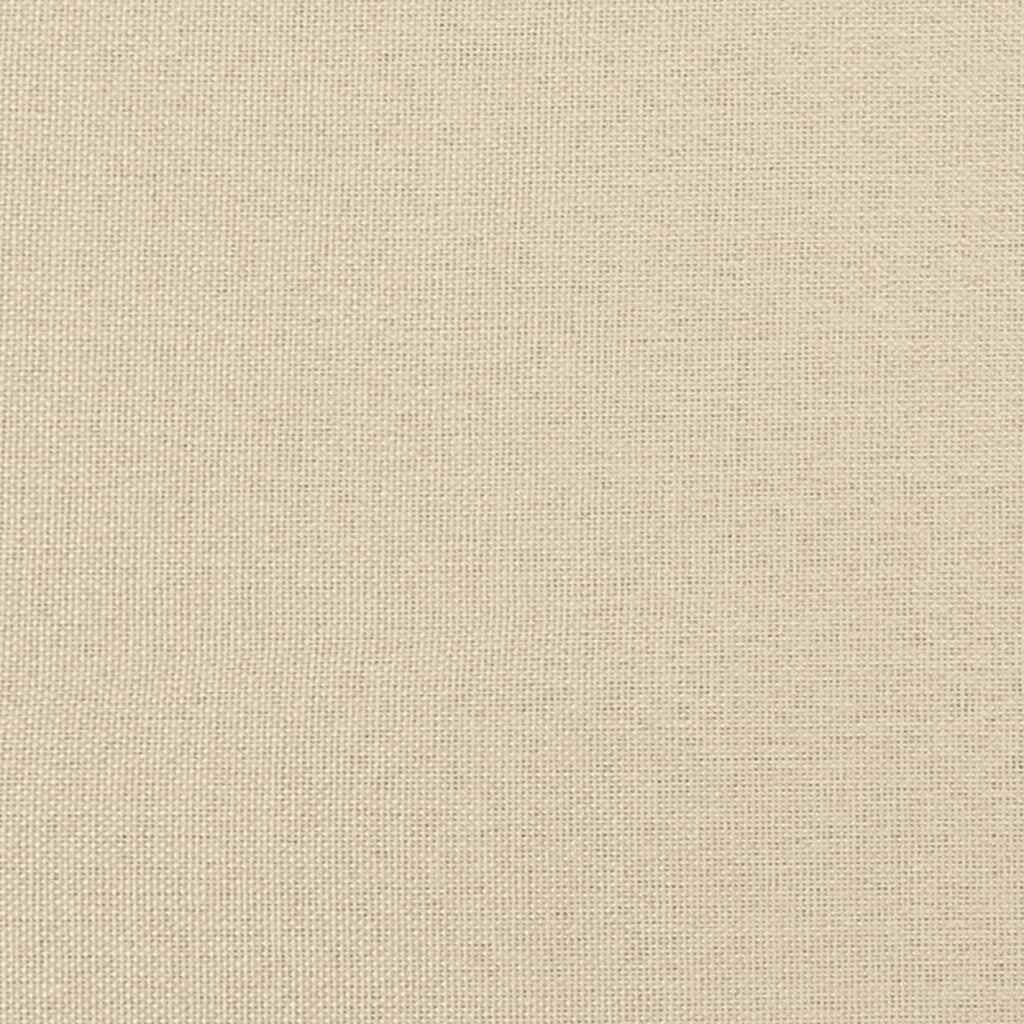vidaXL Electric Massage Recliner Chair Cream Fabric