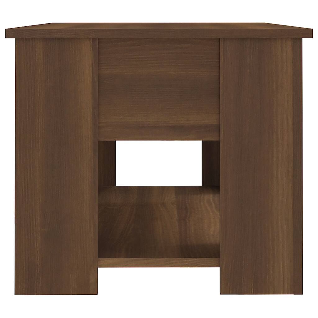 vidaXL Coffee Table Brown Oak 79x49x41 cm Engineered Wood