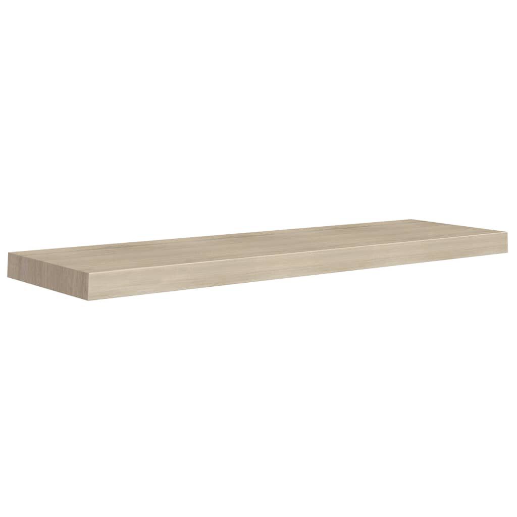 vidaXL Floating Wall Shelves 2 pcs Oak 90x23.5x3.8 cm MDF