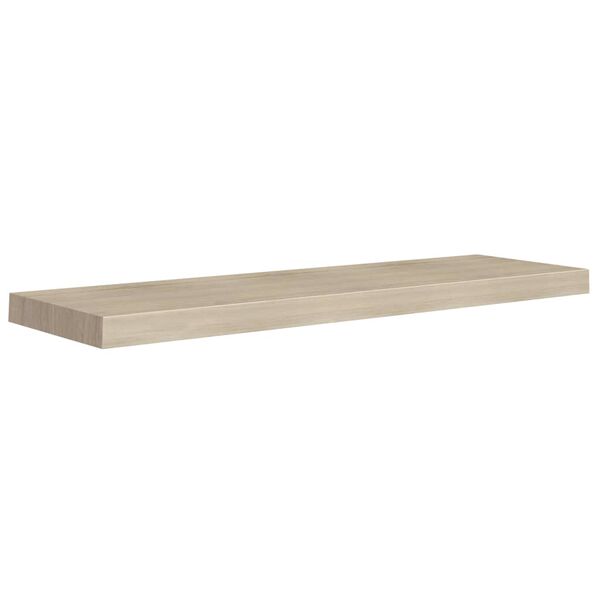 vidaXL Floating Wall Shelves 2 pcs Oak 90x23.5x3.8 cm MDF