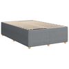 vidaXL Bed Frame without Mattress Light Grey Full Fabric