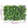 &nbsp;vidaXL Artificial Leaf Fence&nbsp;24 pcs Green 40x60 cm