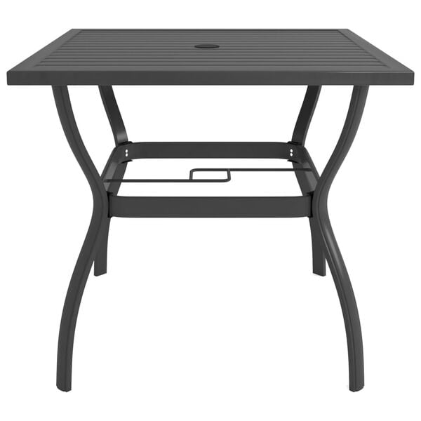 vidaXL Garden Table Anthracite 81.5x81.5x72 cm Steel