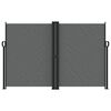 vidaXL Retractable Side Awning Anthracite 160x600 cm