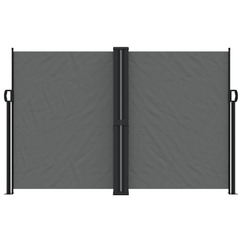 vidaXL Retractable Side Awning Anthracite 160x600 cm