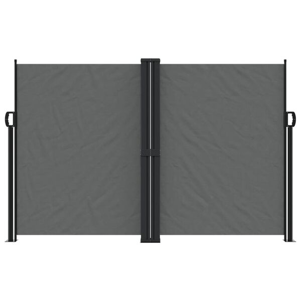 vidaXL Retractable Side Awning Anthracite 160x600 cm