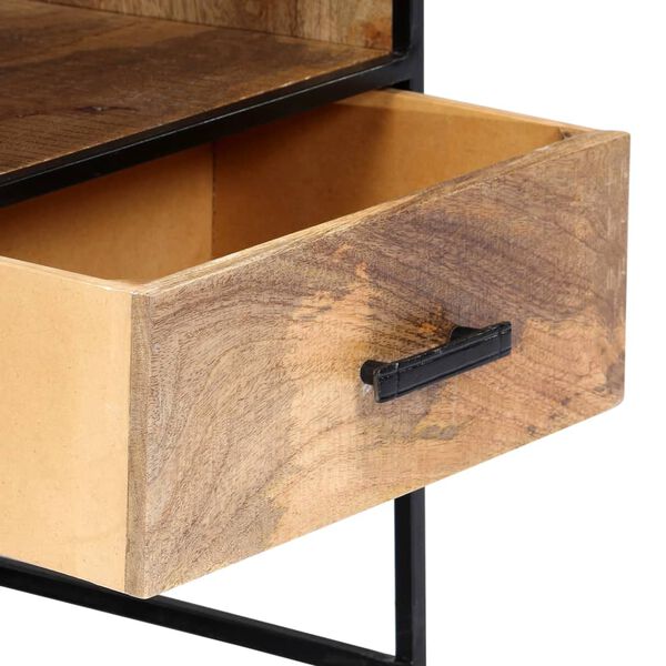 vidaXL Nightstand 40x30x50 cm Solid Mango Wood