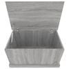 vidaXL Storage Box Grey Sonoma 70x40x38 cm Engineered Wood