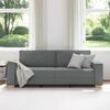 vidaXL 3-Seater Sofa Dark Grey 220x78x84 cm Fabric