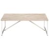 vidaXL Coffee Table 110x110x36 cm Solid Mango Wood