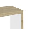 vidaXL Wall Cube Shelves 3 pcs White and Sonoma Oak
