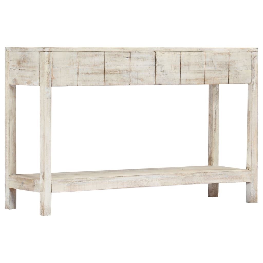 vidaXL Console Table 120x35x75 cm Solid Mango Wood