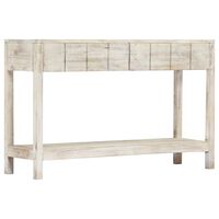 vidaXL Console Table 120x35x75 cm Solid Mango Wood