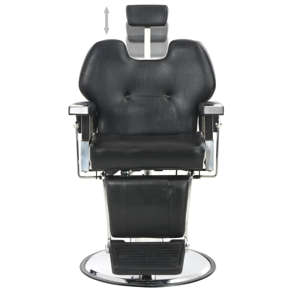 vidaXL Barber Chair Black 72x68x98 cm Faux Leather