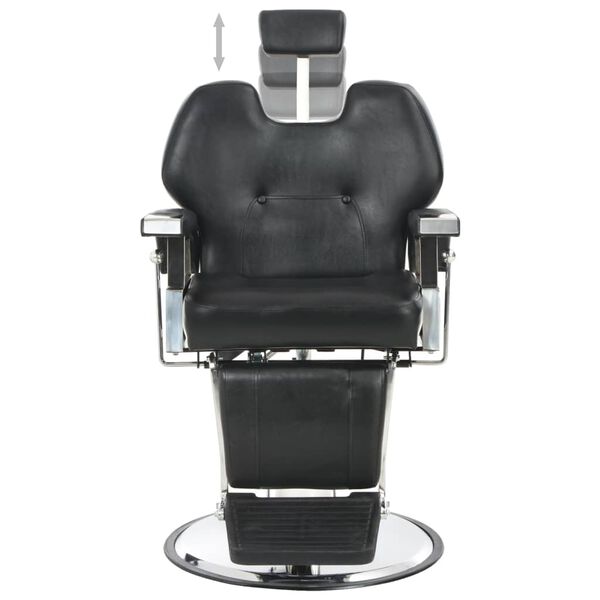 vidaXL Barber Chair Black 72x68x98 cm Faux Leather