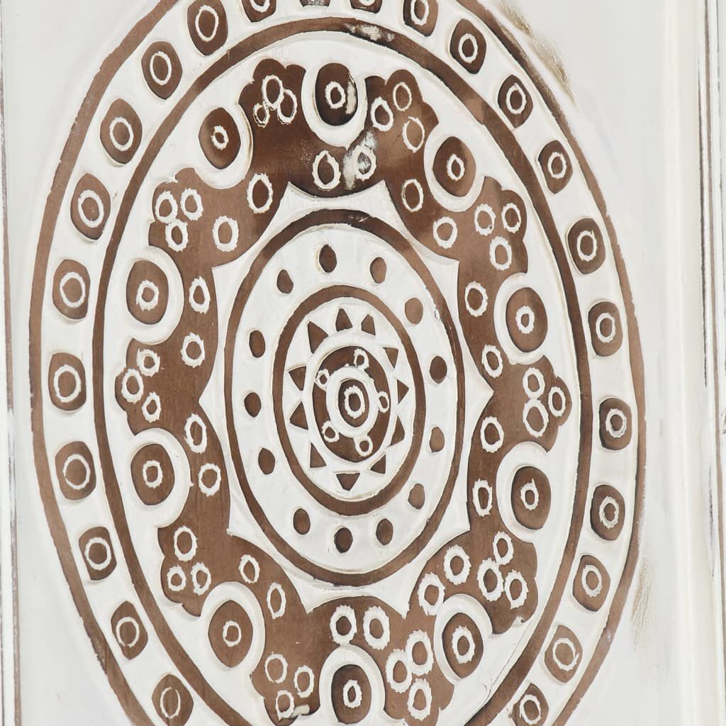 vidaXL Hand-Carved Wall Panels 2 pcs MDF 40x40x1.5 cm