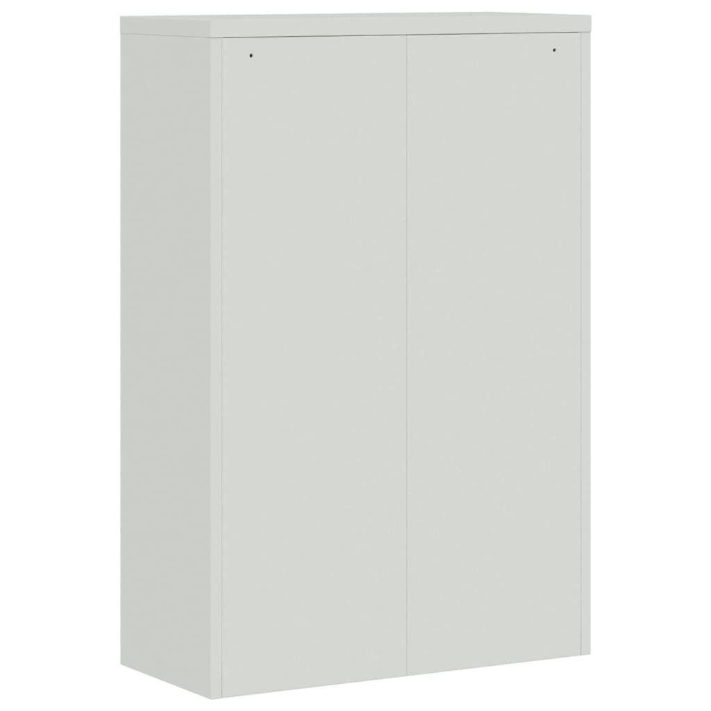 vidaXL Office Cabinet 90x40x140cm Steel Grey