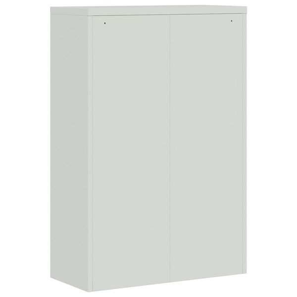 vidaXL Office Cabinet 90x40x140cm Steel Grey