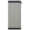 vidaXL Garden Storage Cabinet with 1 Shelf Grey and Black 35x40x85 cm