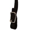 vidaXL Western Saddle. Headstall&Breast Collar Real Leather 17" Black