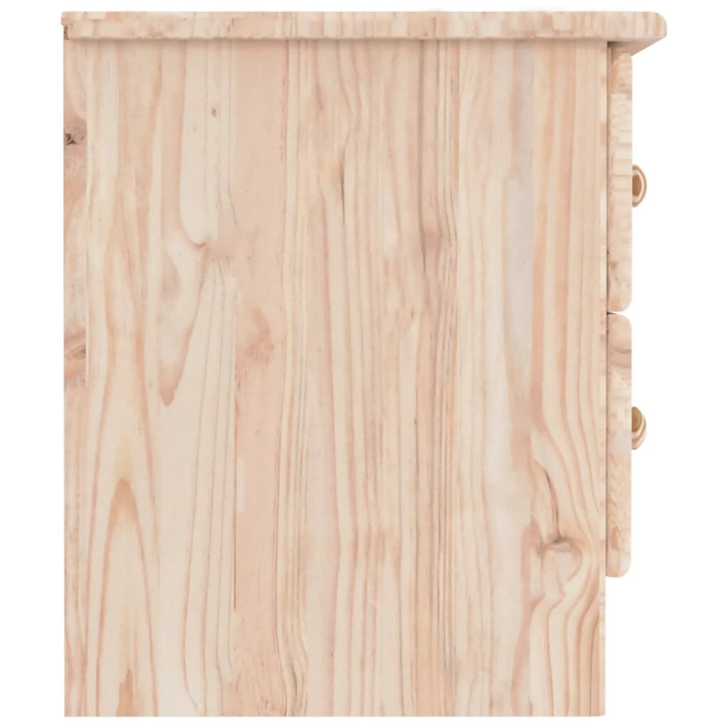 vidaXL Bedside Cabinet ALTA 41x35x41 cm Solid Wood Pine