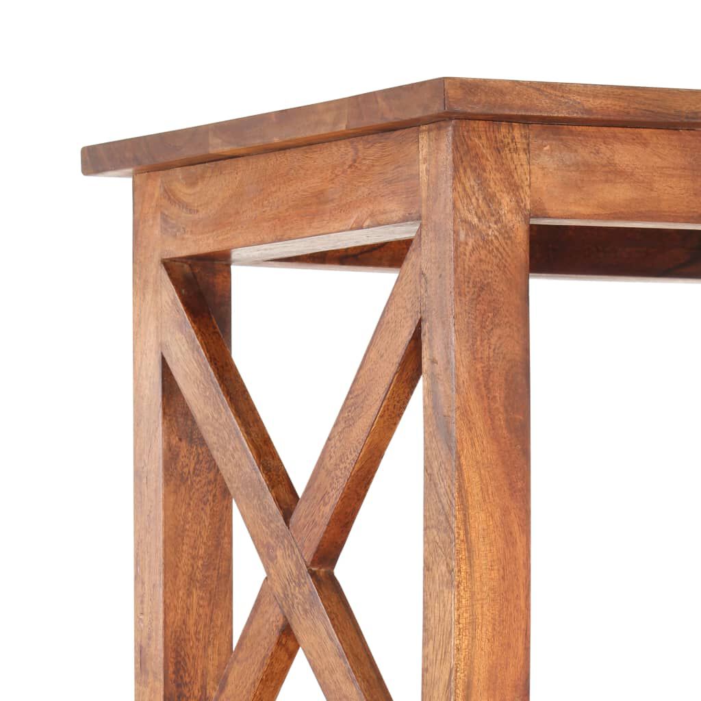 vidaXL Bookshelf 100x30x180 cm Solid Acacia Wood Honey Finish