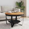 vidaXL Coffee Table Ø68x43 cm Solid Acacia Wood