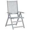 vidaXL Garden Reclining Chairs 6 pcs with Cushions Solid Acacia Wood