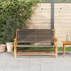 vidaXL Garden Furniture Grey 122 x 78 x 73 cm Solid Acacia Wood