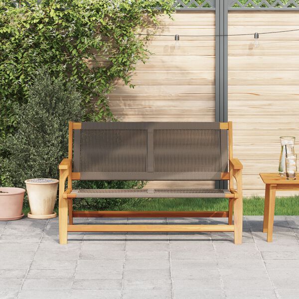 vidaXL Garden Furniture Grey 122 x 78 x 73 cm Solid Acacia Wood