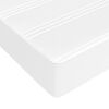 vidaXL Box Spring Bed with Mattress White 152x203 cm Queen Faux Leather