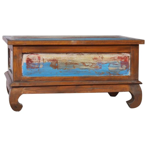 vidaXL Coffee Table 80x50x40 cm Reclaimed Teak Wood