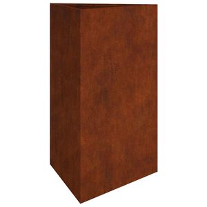 vidaXL Garden Planter 50x43x75 cm Corten Steel