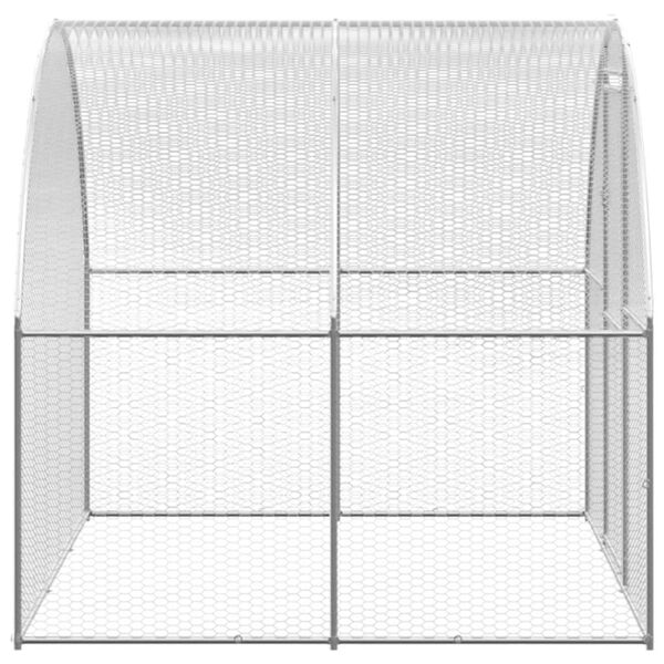 vidaXL Outdoor Chicken Coop 3x10x2 m Galvanised Steel