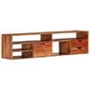 vidaXL TV Cabinet 140x30x35 cm Solid Acacia Wood