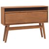 vidaXL Console Table 110x30x79 cm Solid Teak Wood