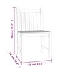 vidaXL 4 Piece Garden Dining Set Solid Wood Teak