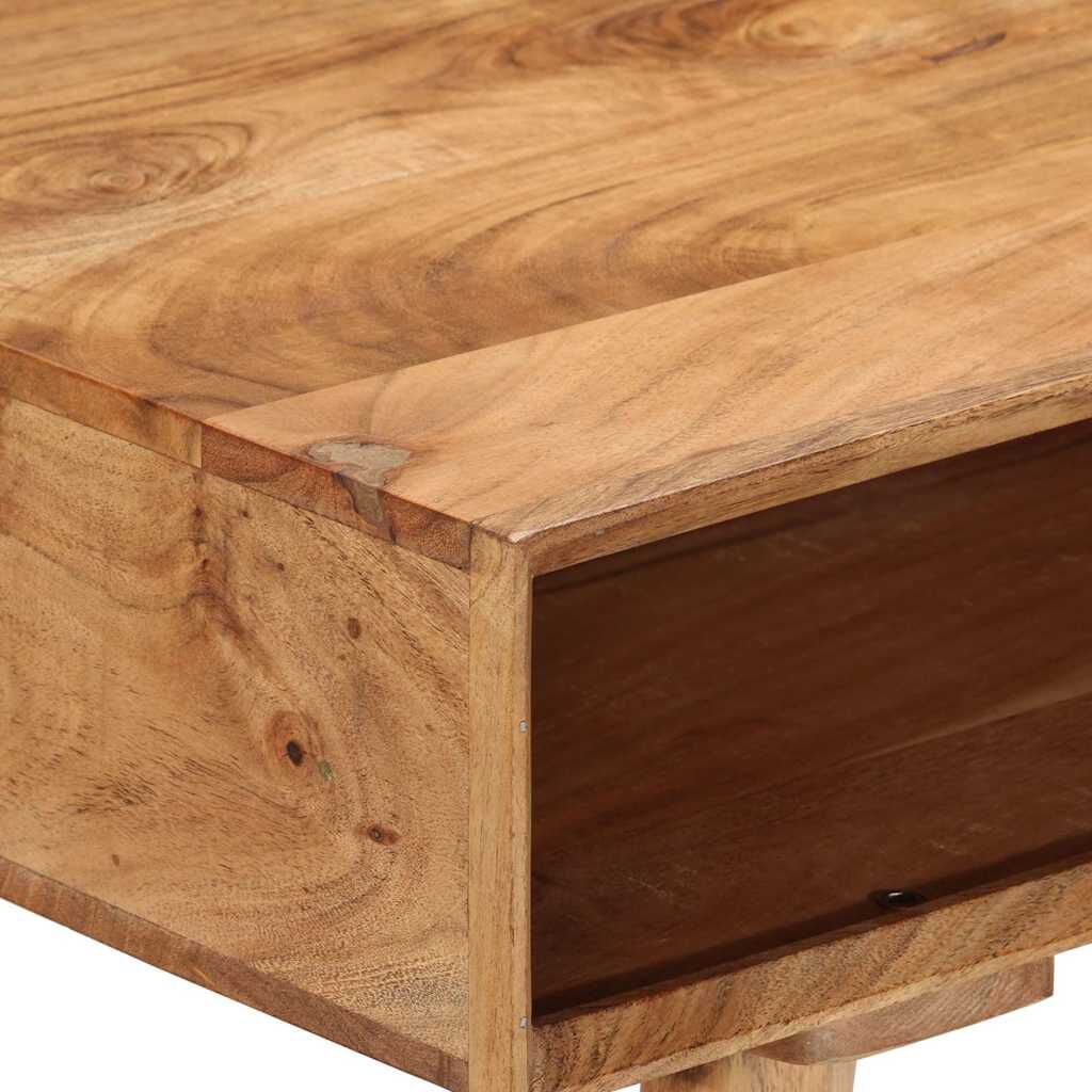 vidaXL Writing Desk 110x50x76 cm Solid Wood Acacia