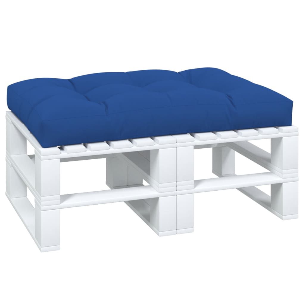 vidaXL Pallet Cushion Royal Blue 120x80x12 cm Fabric