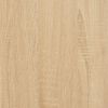 vidaXL Wall Cabinet Sonoma Oak 60x31x60 cm Engineered Wood