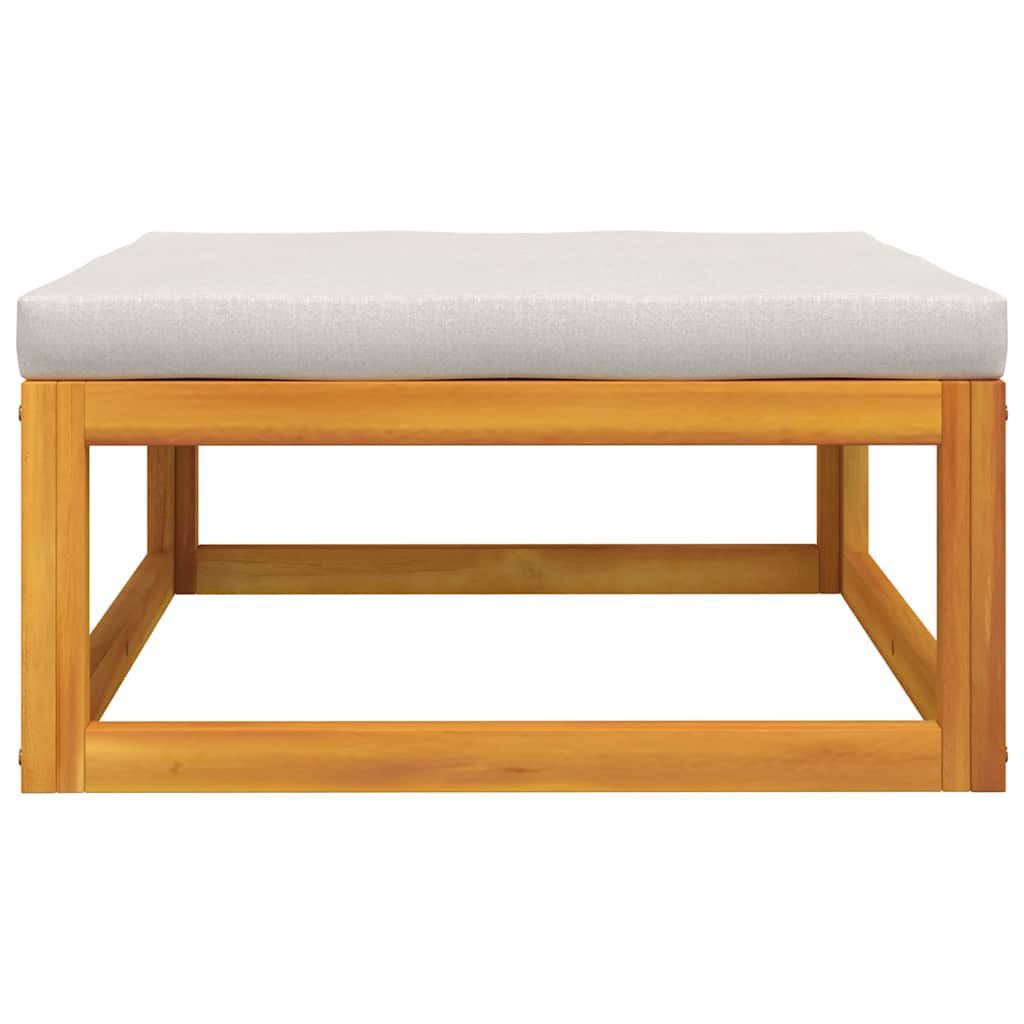 vidaXL 3 Piece Garden Lounge Set with Cushions Solid Wood Acacia