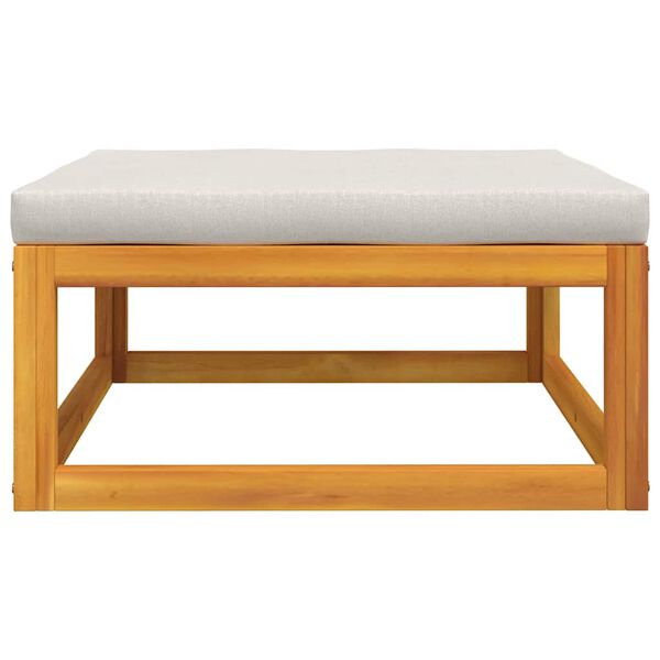 vidaXL 3 Piece Garden Lounge Set with Cushions Solid Wood Acacia