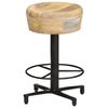 vidaXL Bar Stools 2 pcs 52 cm Solid Mango Wood
