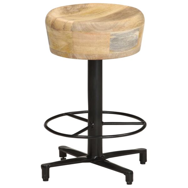 vidaXL Bar Stools 2 pcs 52 cm Solid Mango Wood