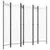 vidaXL 6-Panel Room Divider White 240x180 cm