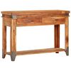 vidaXL Console Table 110x34x74 cm Solid Wood Acacia